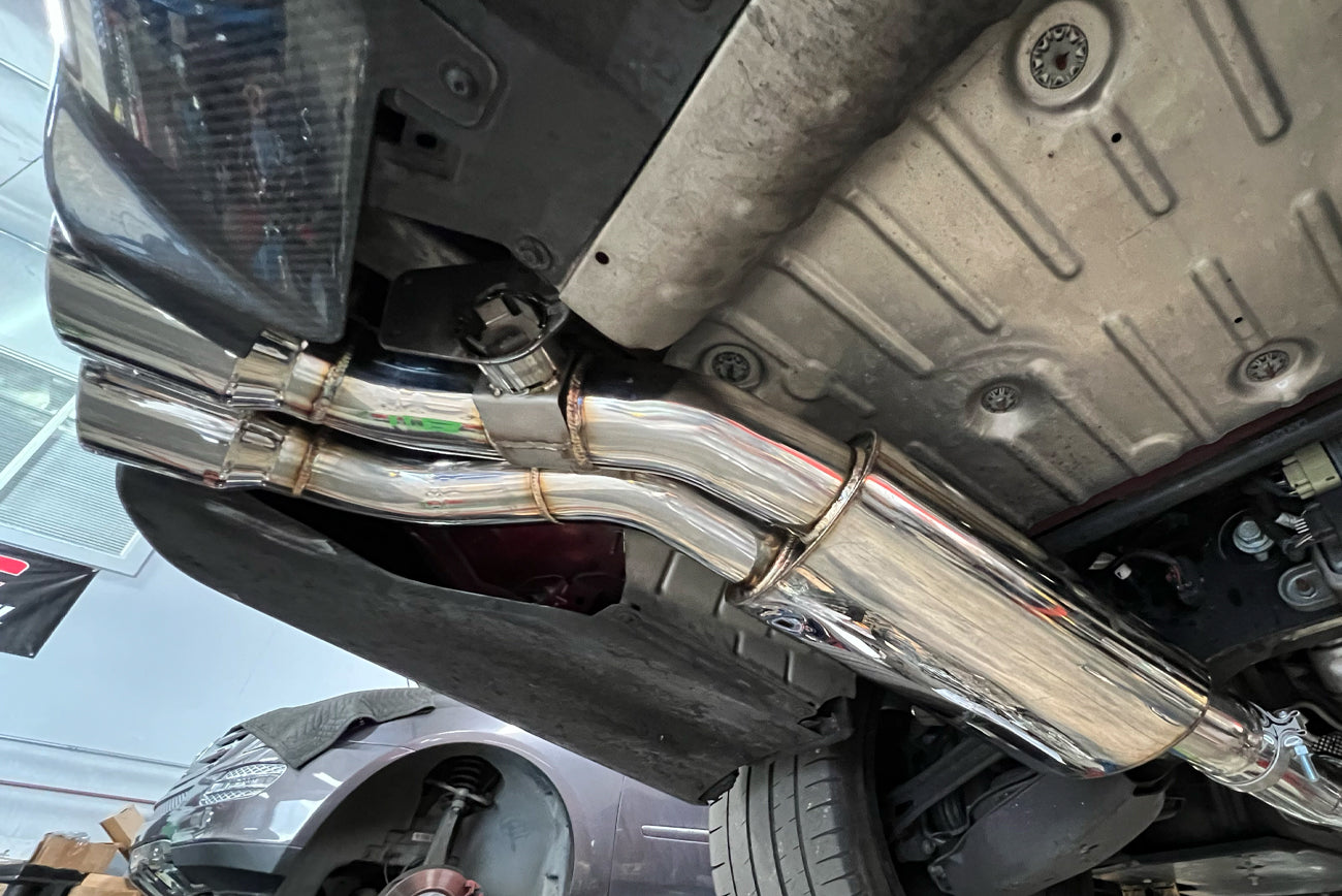 2016+ Cadillac CTS-V V3 Sedan | NPP Valved Axle Back Quad Tips Exhaust